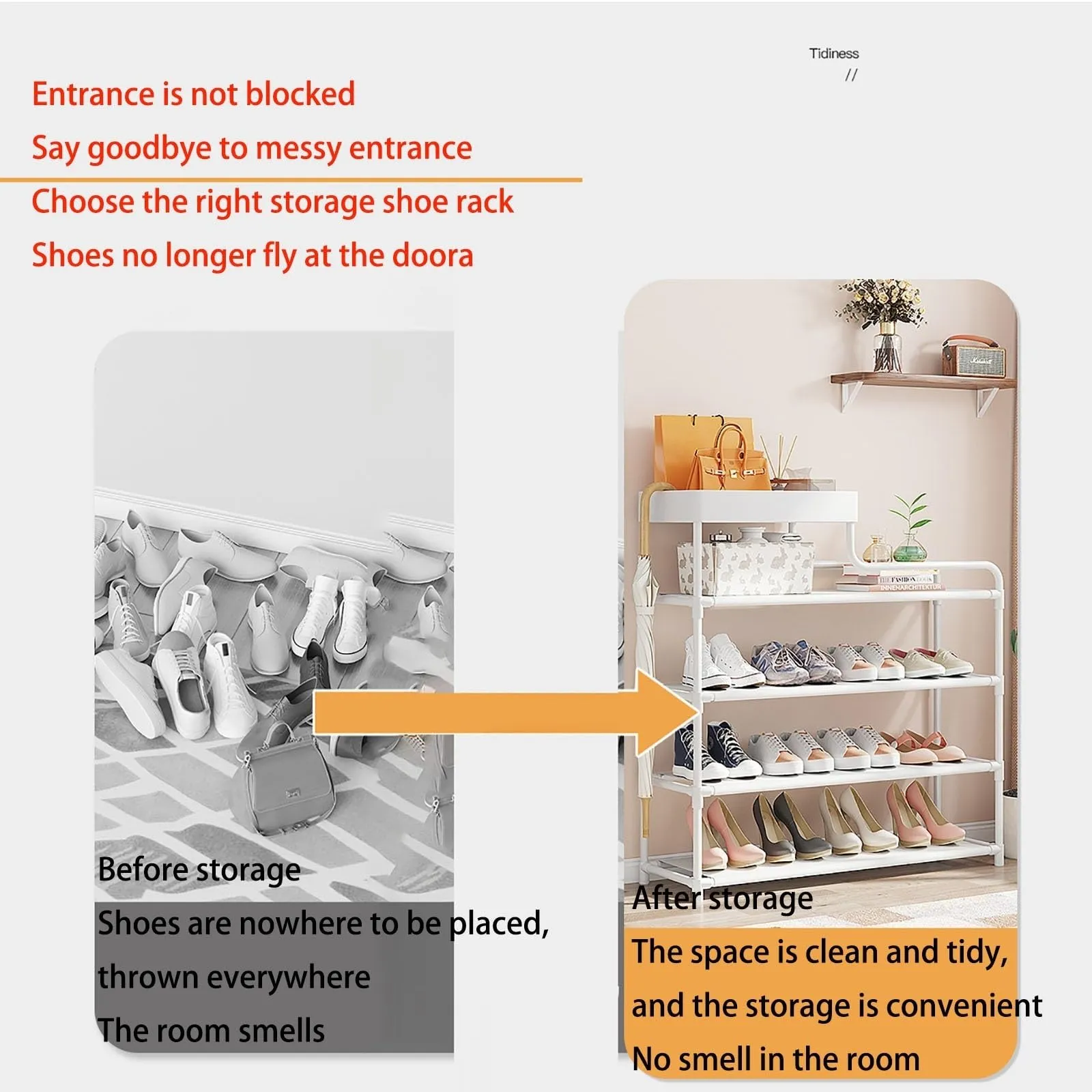 5 Tier Storage Shoes Rack