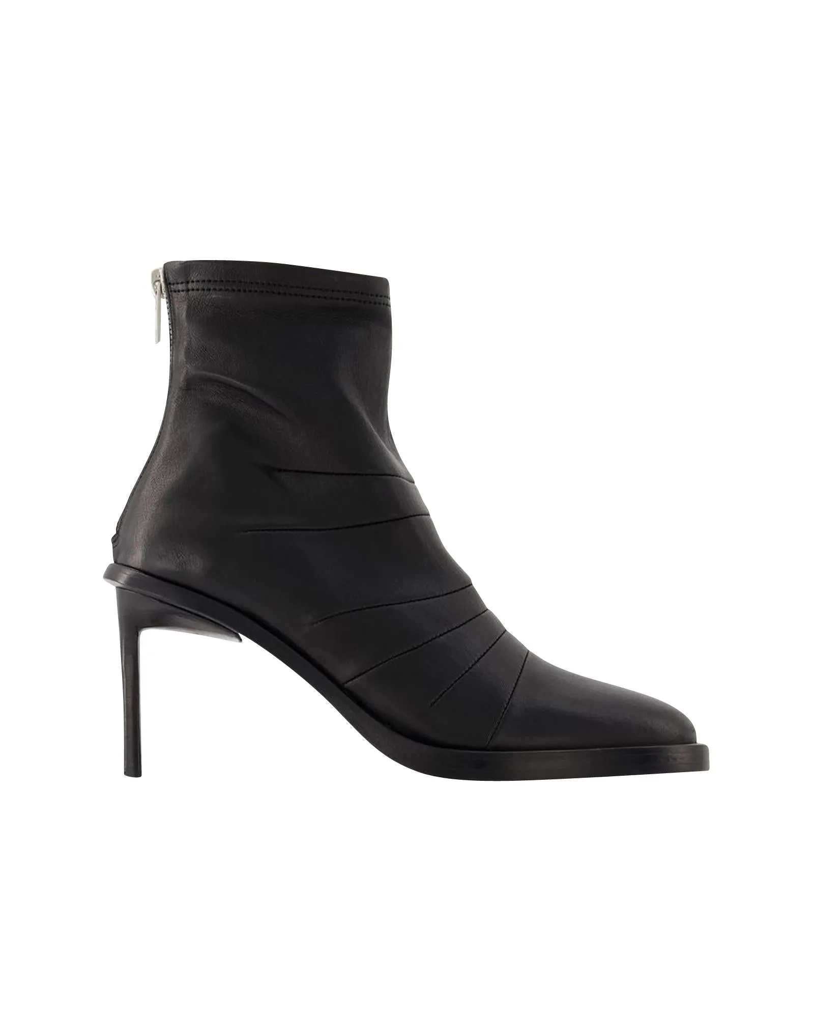 Ankle Boots - Leather - Black