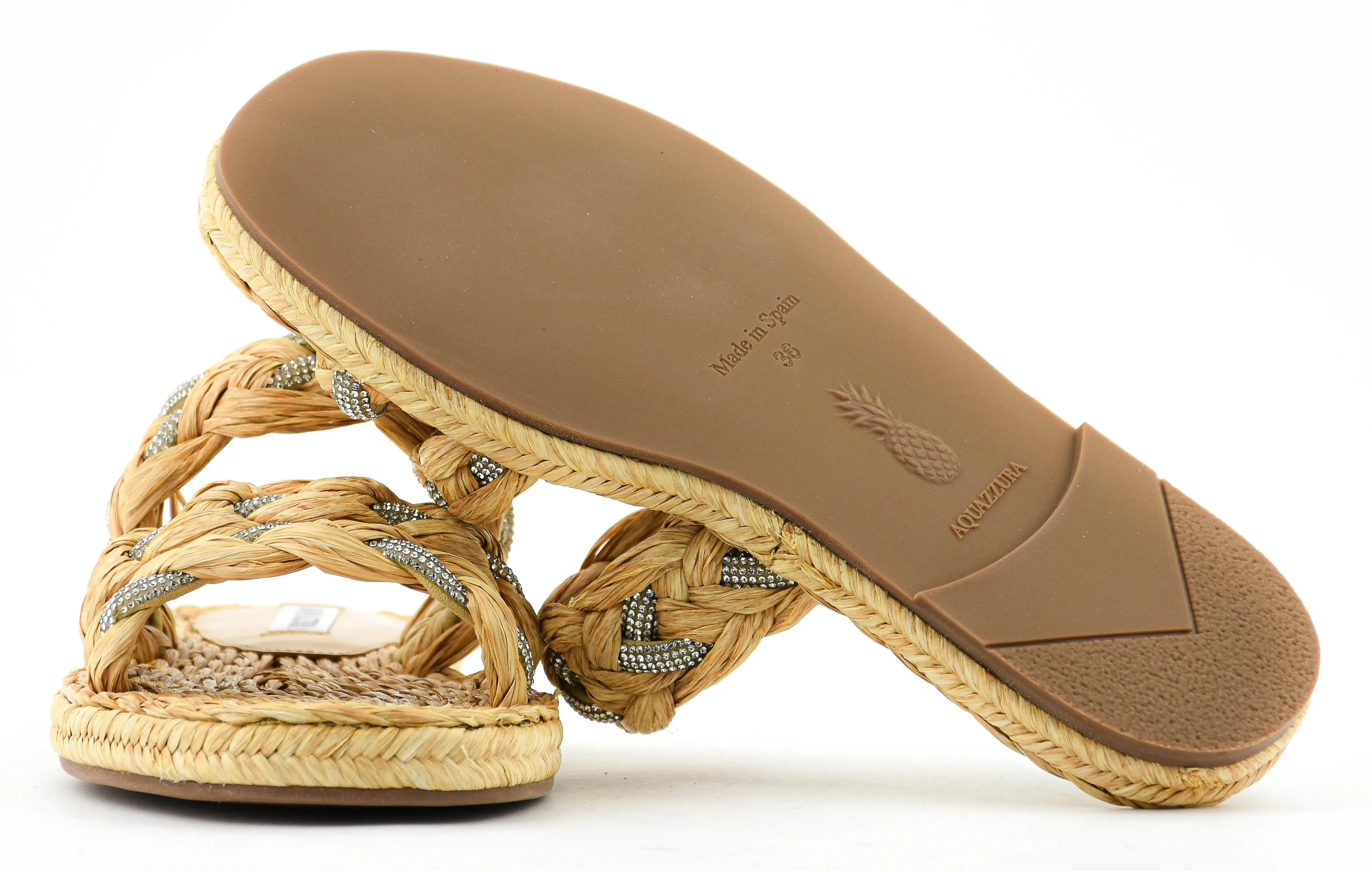 AQUAZZURA COSTIERA ESPADRILLE FLAT