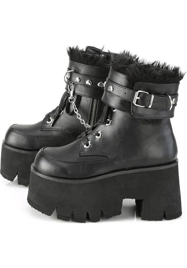 ASHES-57 [Black] | PLATFORM BOOTS [PREORDER]