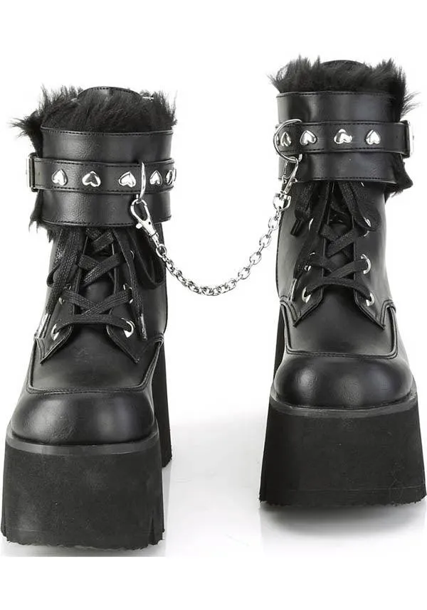 ASHES-57 [Black] | PLATFORM BOOTS [PREORDER]