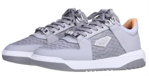 BNJ SIGMA Low-Top Ice Grey Python Cut- Matt Nappa