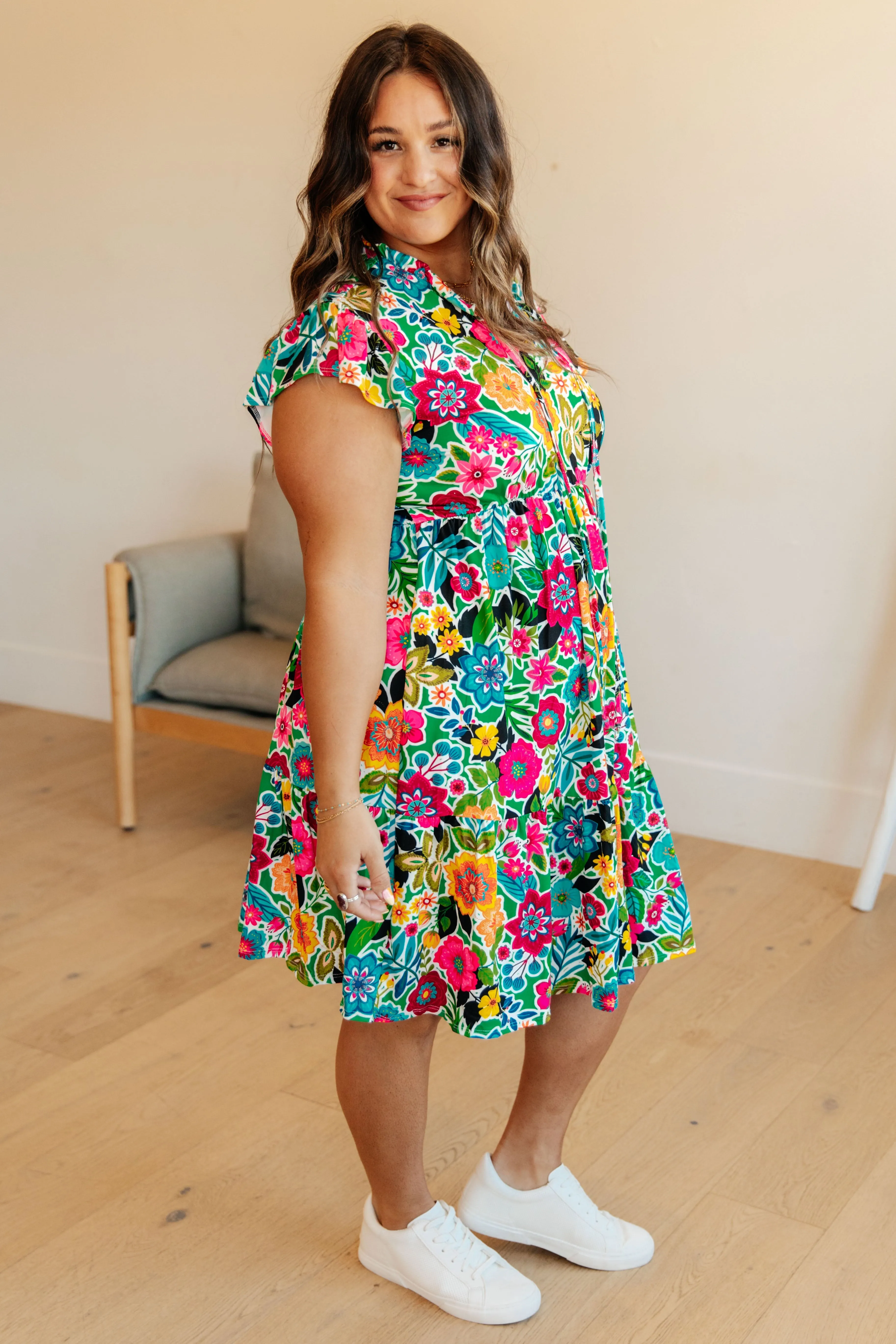 Brandee  Floral Dress