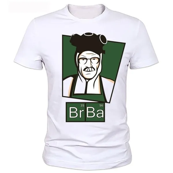 Breaking Bad T Shirt Top Quality O Neck Heisenberg Men T-shirt Cotton Short Sleeve Print Casual Breaking Bad Print T Shirt for Men.