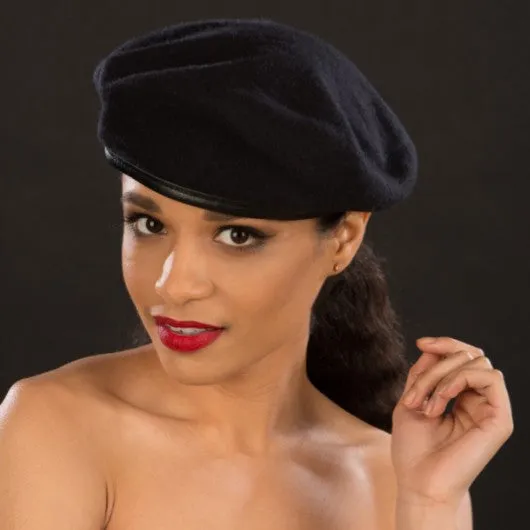 BW9042-Black Beret Hats for Women