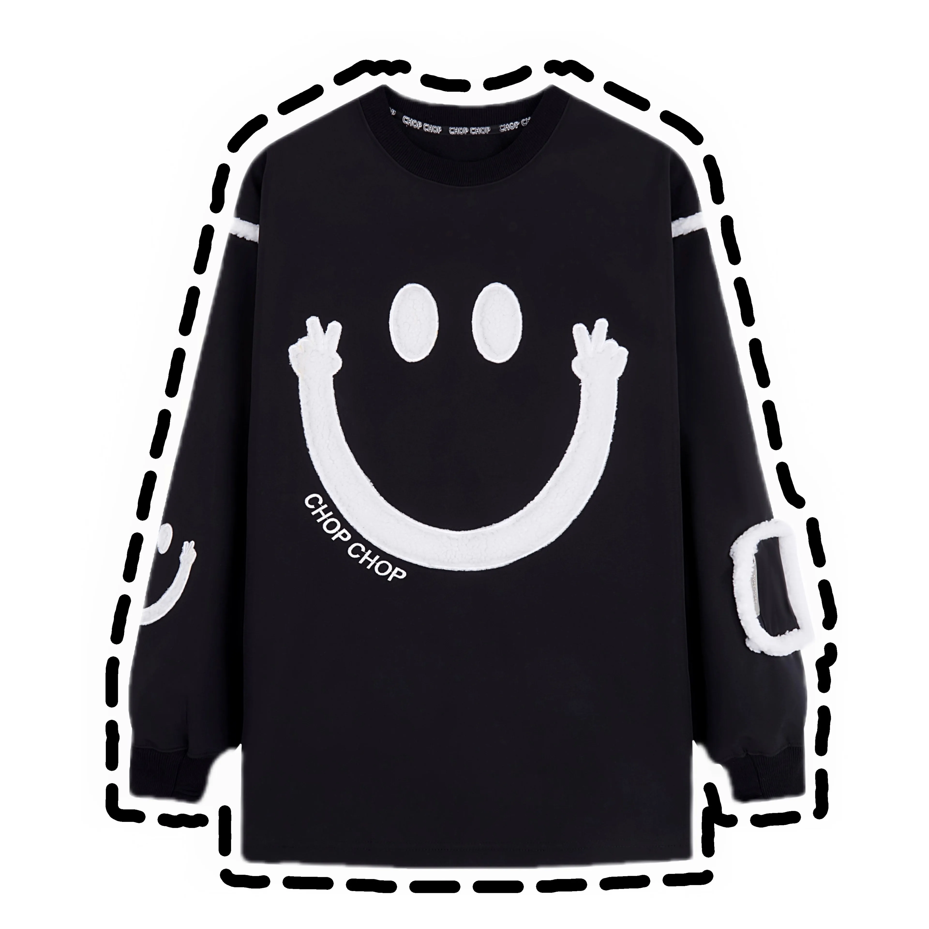 ChopChop Smiling Face Waterproof Snow Hoodie