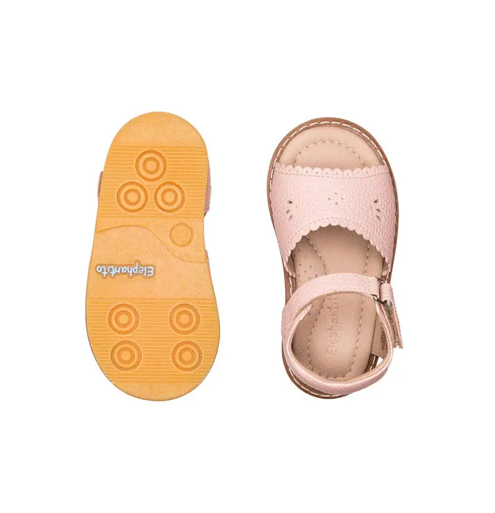 Classic Sandal w/Scallop, Pink