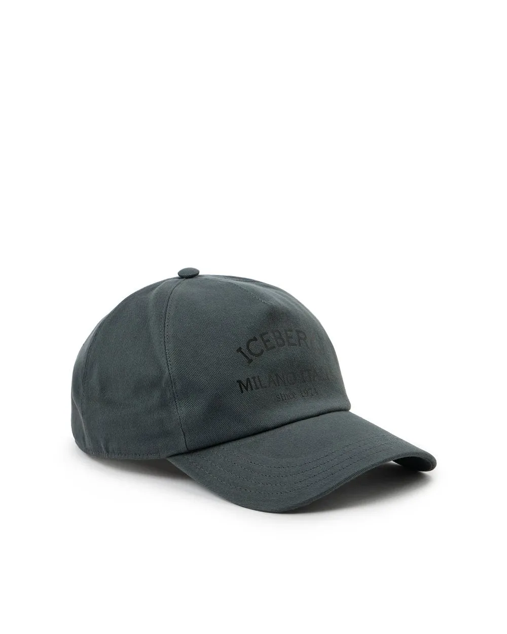 Cotton gabardine baseball cap (Pencil) - I24710169508784