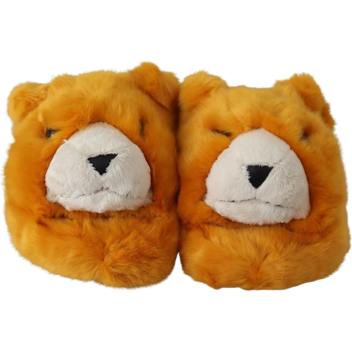 Dolce & Gabbana Sunshine Yellow Lion Slippers