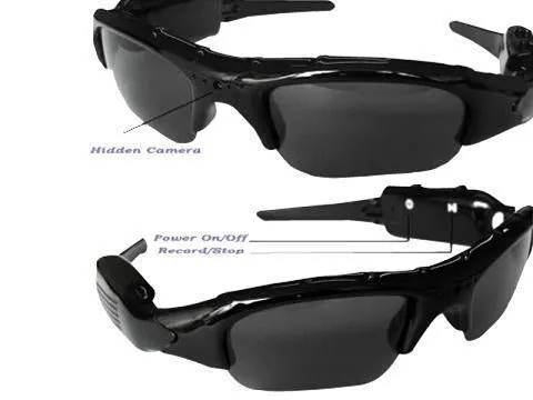 Fashionable Video Audio Recorder Sunglasses w/ High Quality Lense