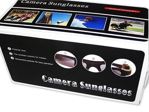 Fashionable Video Audio Recorder Sunglasses w/ High Quality Lense