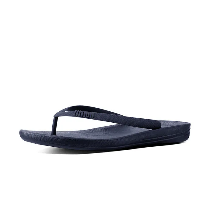 Fitflop Mens iQushion Ergonomic Flip Flops |J80-399| Midnight Navy