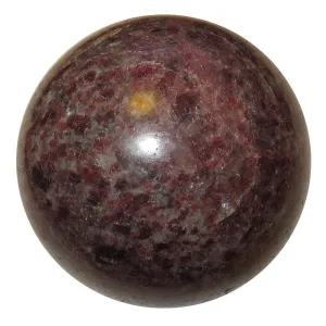 Garnet Sphere Sophisticated Soul Red Power Crystal Ball