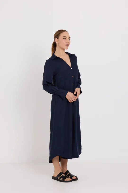 Geri Dress - Navy