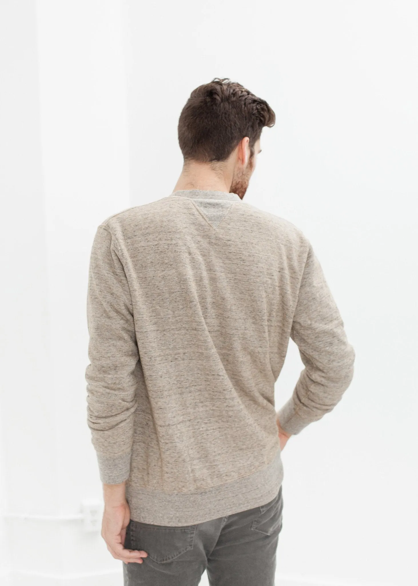 Jeth Sweatshirt in Grey/Rust