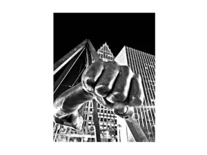 Joe Louis Fist Black and White Luster or Canvas Print $35 - $430