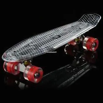 LED Cruiser Kicktail Penny-style Skateboard -