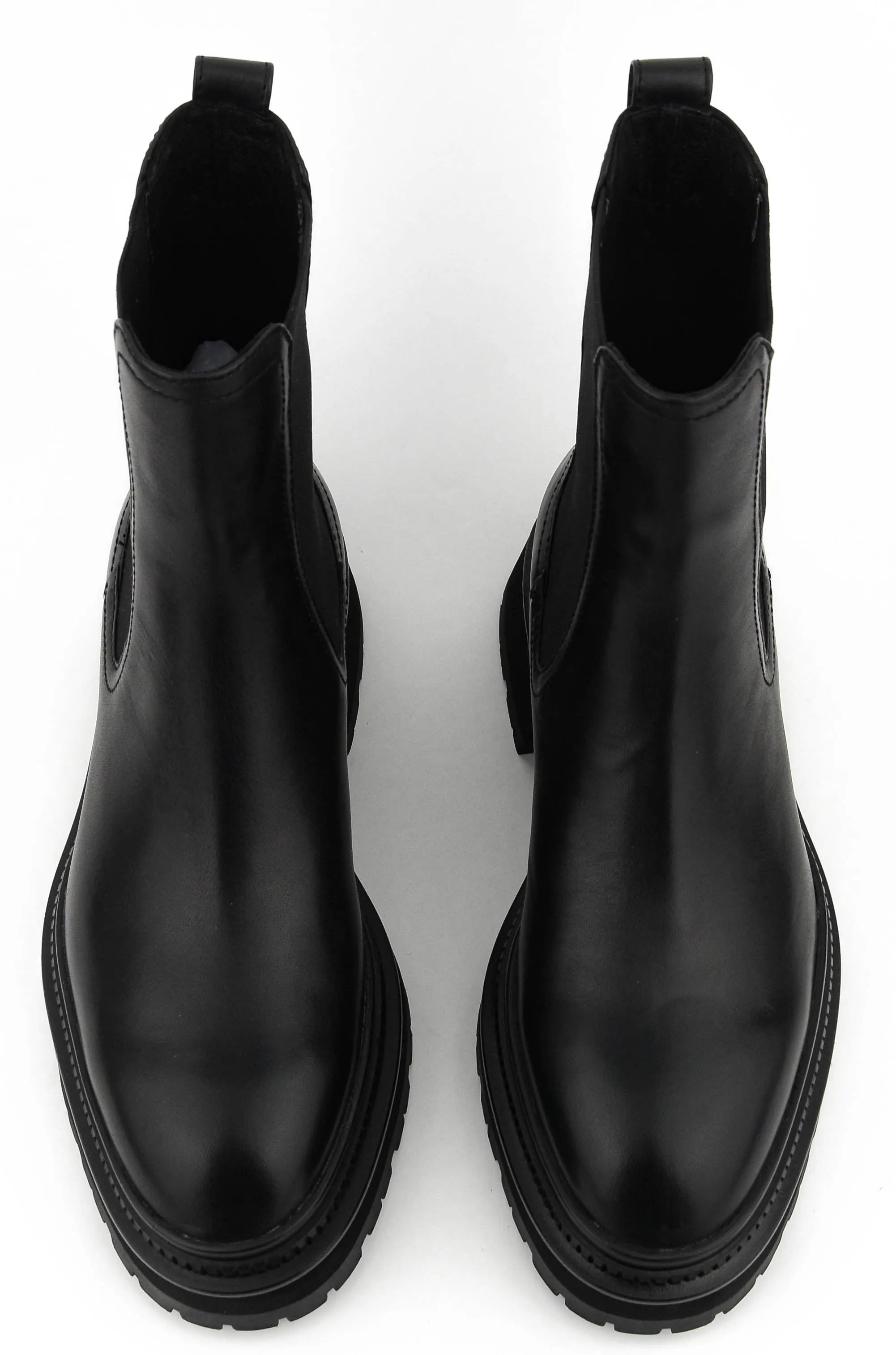 LOLA CRUZ X PAUL WARMER ZIMA ANKLE BOOTS BLACK