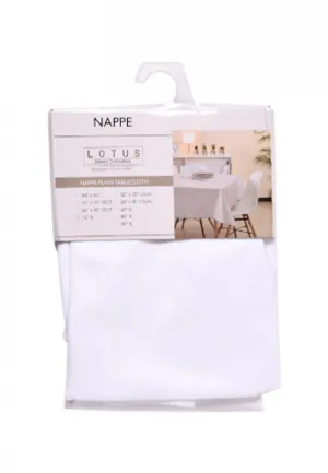 Lotus Home Collection Rectangular Table Cloth Nappe 52" x 70"