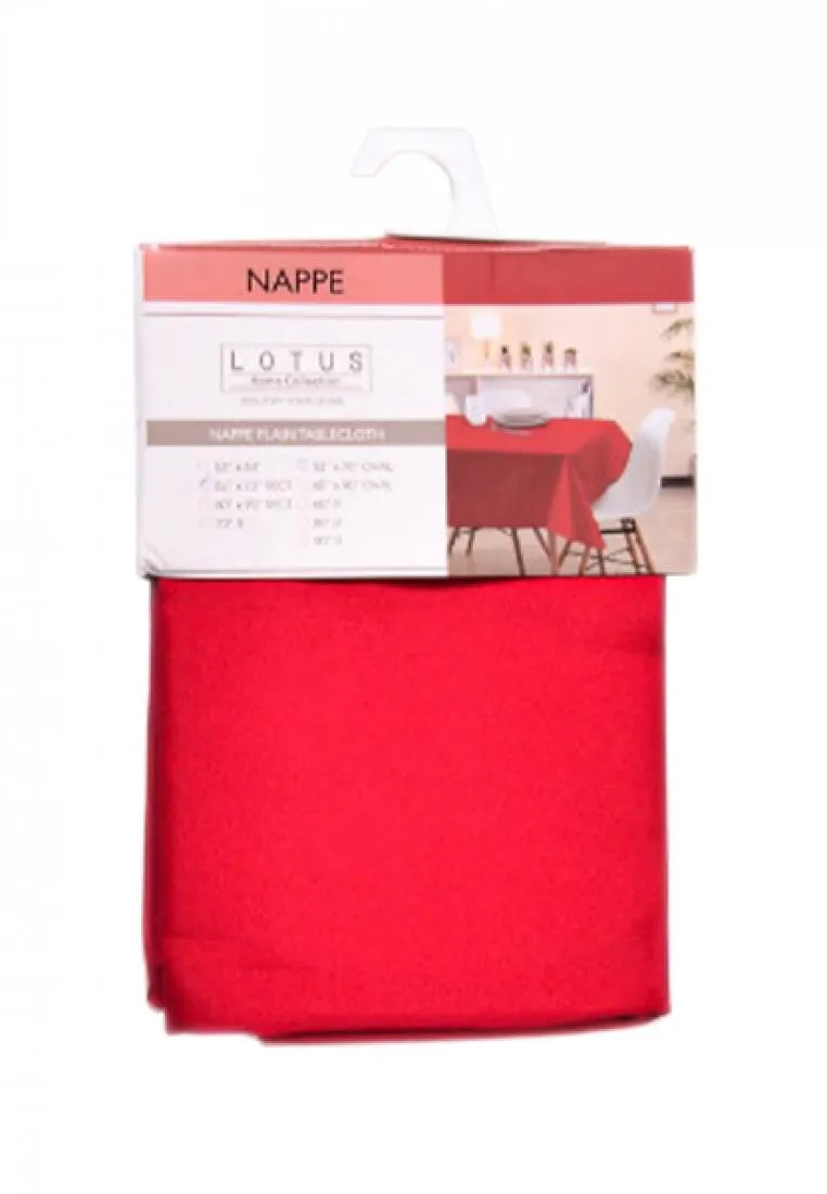 Lotus Home Collection Rectangular Table Cloth Nappe 52" x 70"