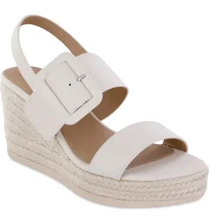 Mia Shoes Brooke Slingback Espadrille Platform Wedge Sandal