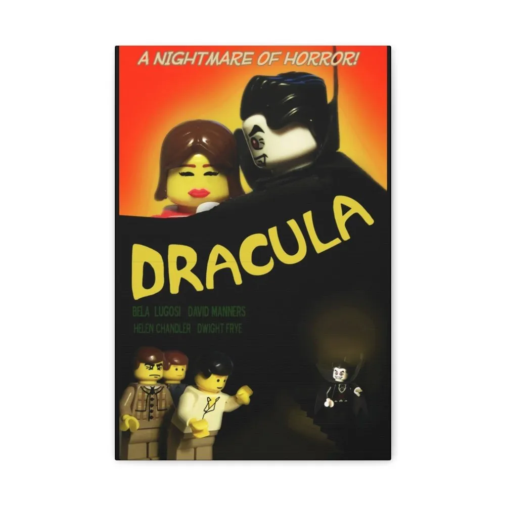 MOC  Compatible  Dracula  Movie Wall Art Canvas Art With Backing.