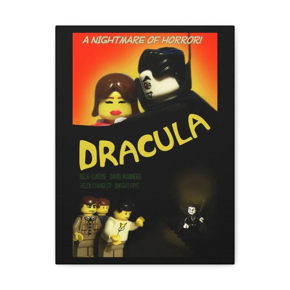 MOC  Compatible  Dracula  Movie Wall Art Canvas Art With Backing.