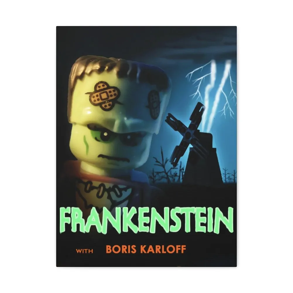 MOC  Compatible  Frankenstein  Movie Wall Art Canvas Art With Backing.