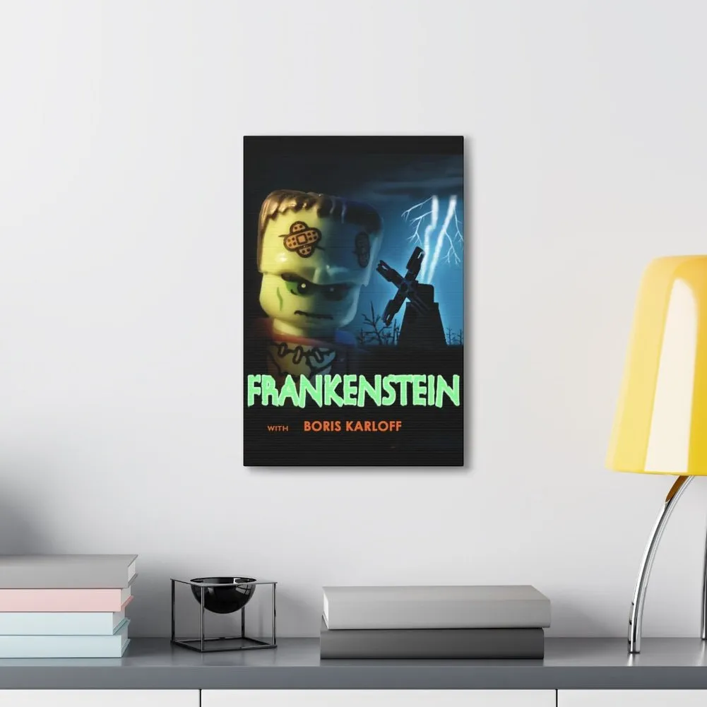 MOC  Compatible  Frankenstein  Movie Wall Art Canvas Art With Backing.