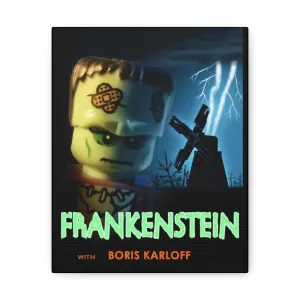 MOC  Compatible  Frankenstein  Movie Wall Art Canvas Art With Backing.