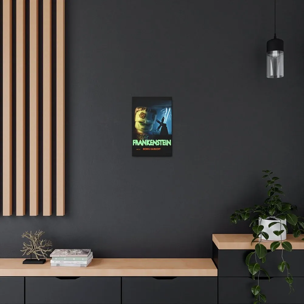 MOC  Compatible  Frankenstein  Movie Wall Art Canvas Art With Backing.