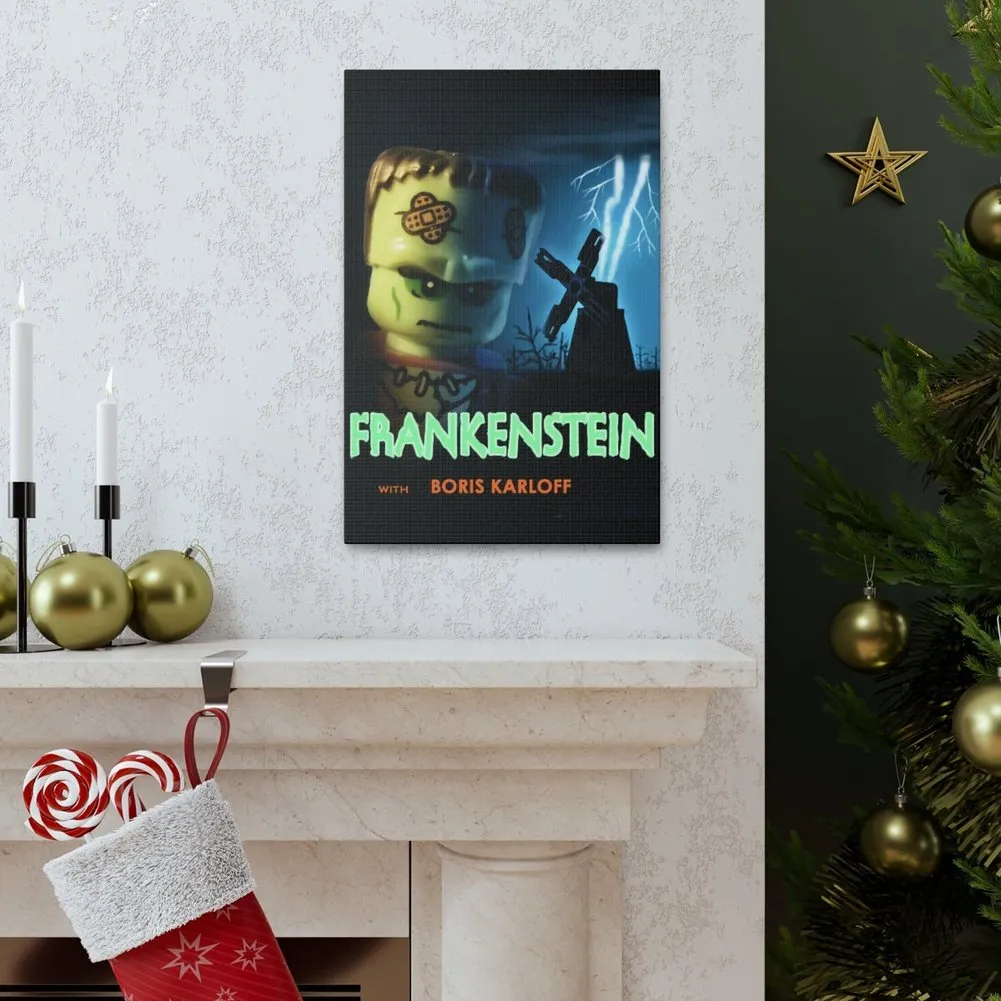 MOC  Compatible  Frankenstein  Movie Wall Art Canvas Art With Backing.