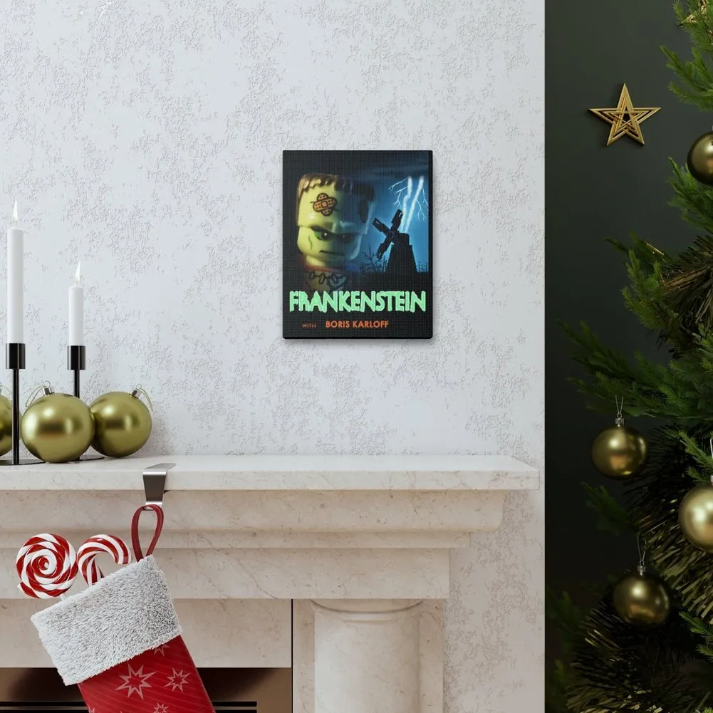 MOC  Compatible  Frankenstein  Movie Wall Art Canvas Art With Backing.