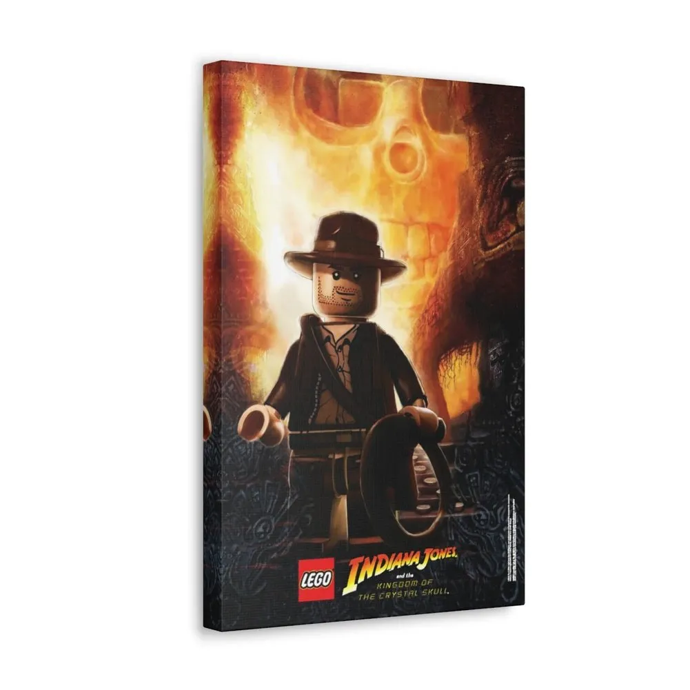 MOC  Compatible  Indiana Jones  Movie Wall Art Canvas Art With Backing.