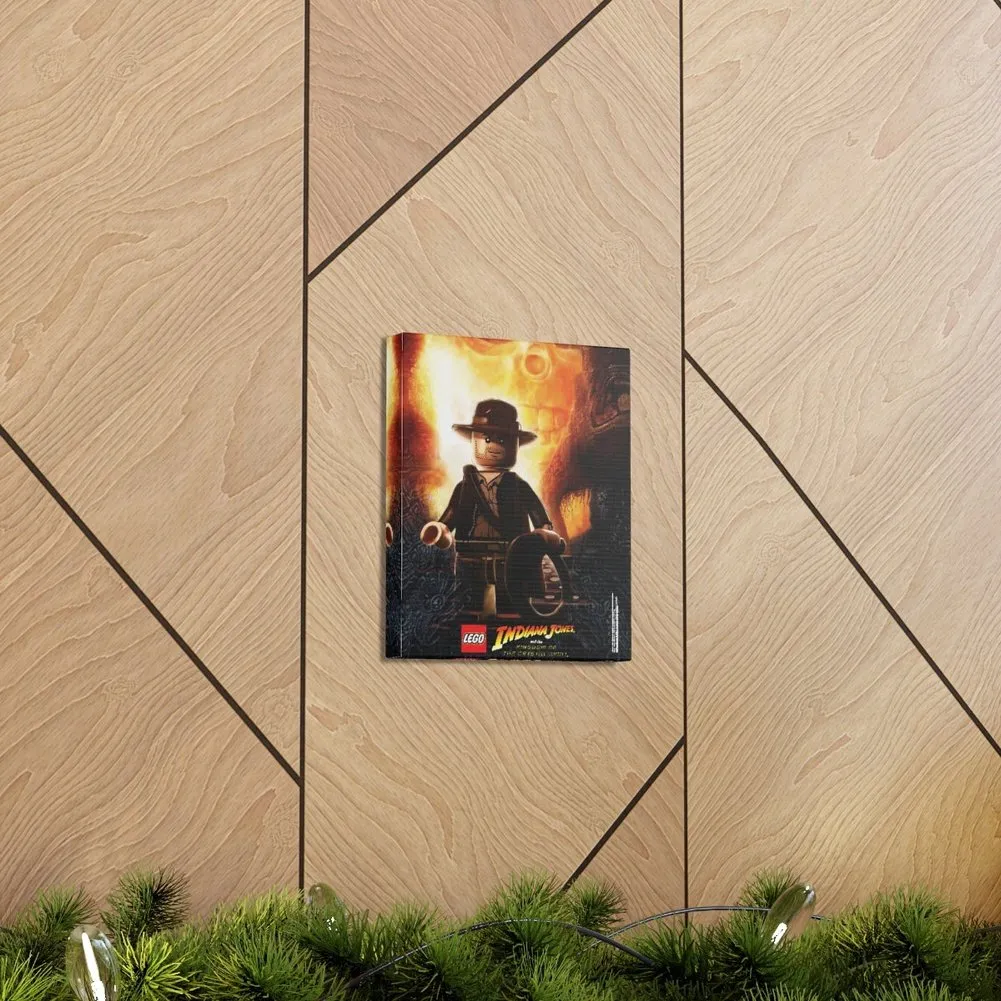 MOC  Compatible  Indiana Jones  Movie Wall Art Canvas Art With Backing.