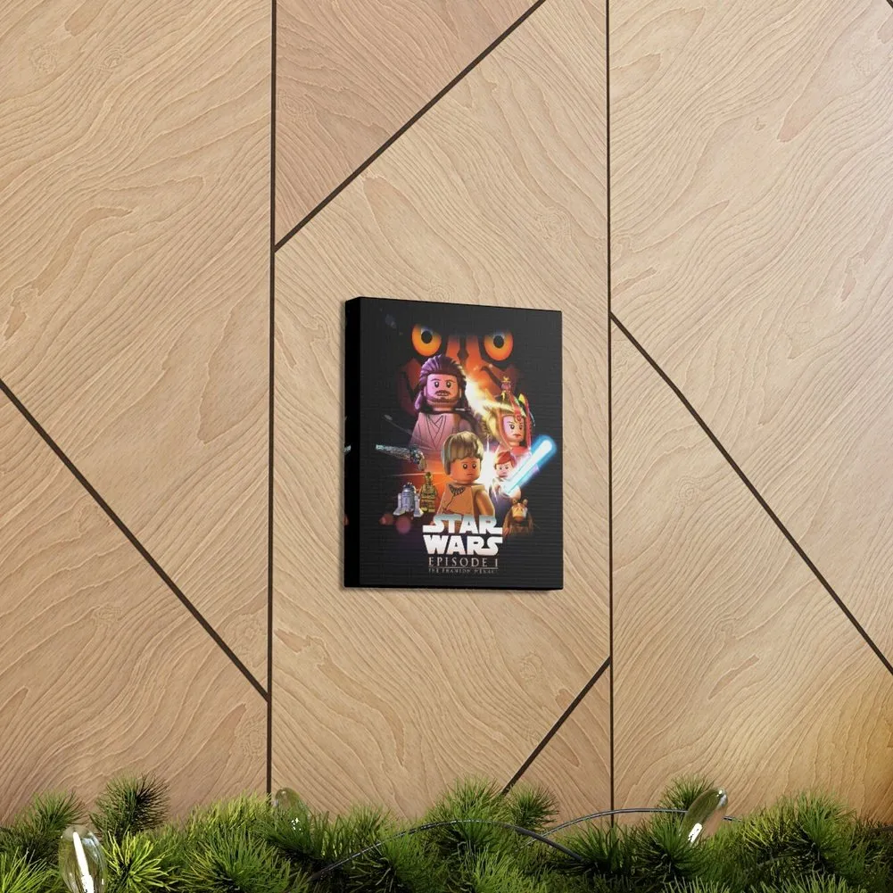 MOC  Compatible  Star Wars Episode 1  Movie Wall Art Canvas Art With Backing.