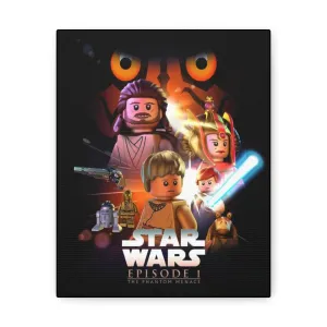 MOC  Compatible  Star Wars Episode 1  Movie Wall Art Canvas Art With Backing.