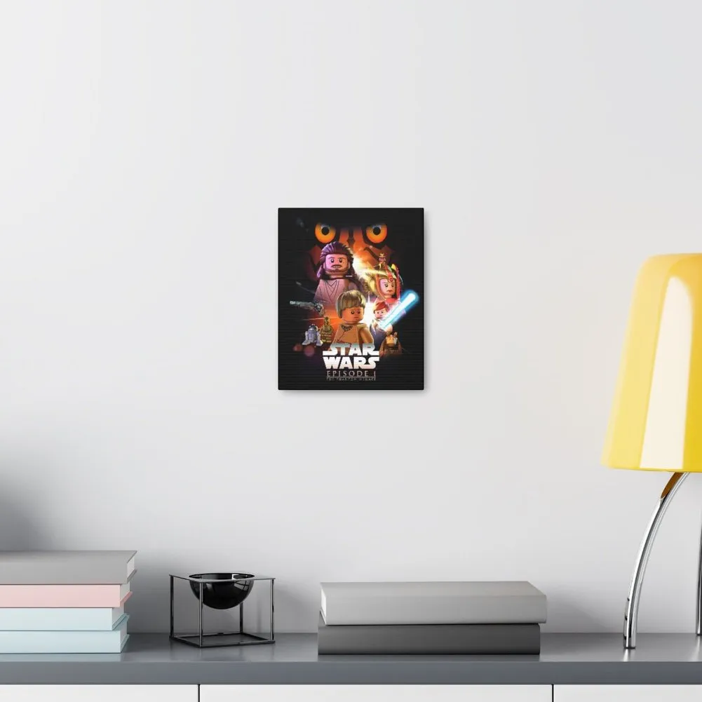 MOC  Compatible  Star Wars Episode 1  Movie Wall Art Canvas Art With Backing.