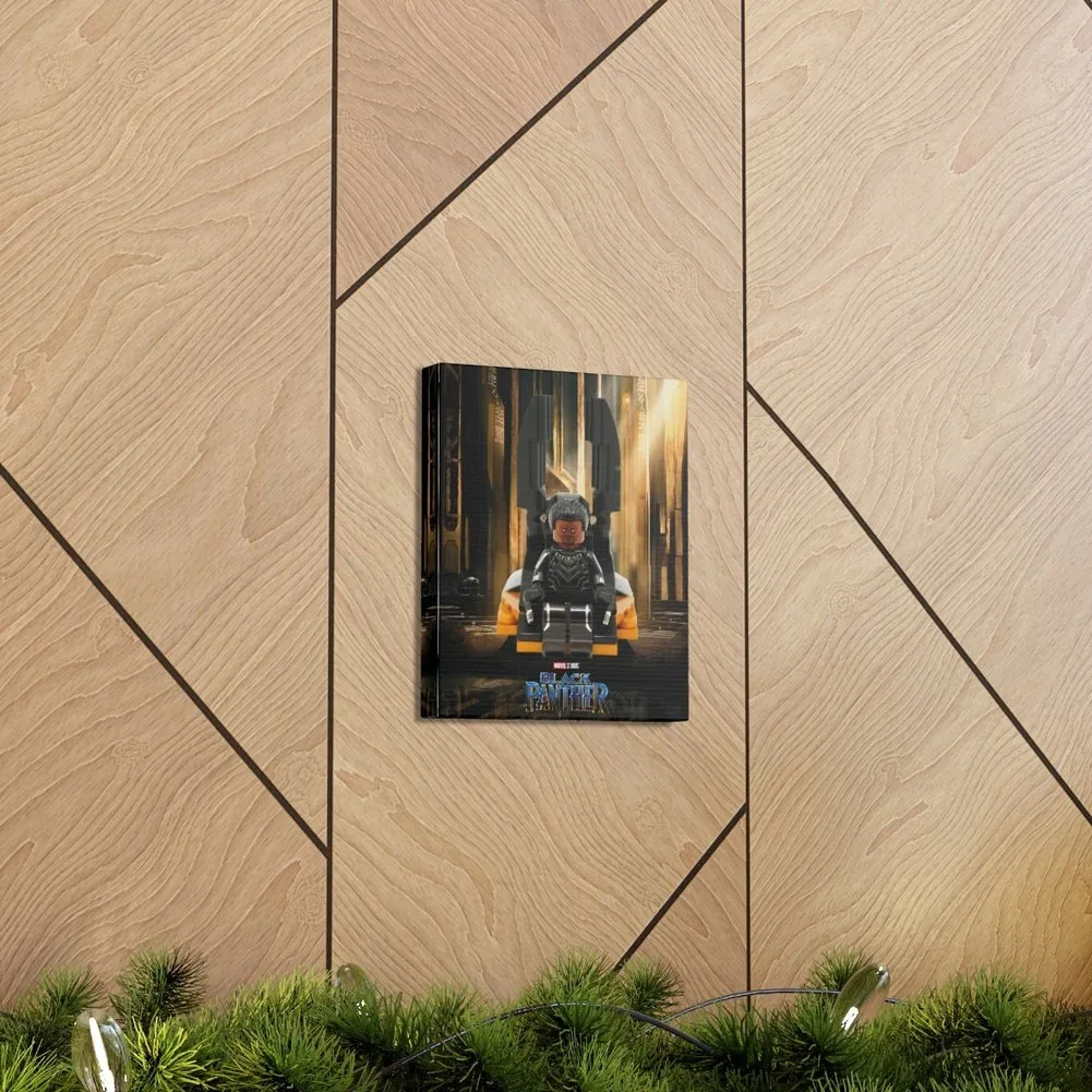 MOC  Compatible  The Black Panther  Movie Wall Art Canvas Art With Backing.