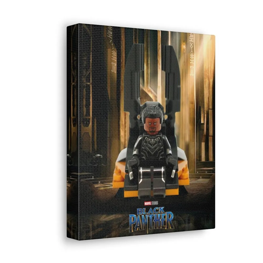 MOC  Compatible  The Black Panther  Movie Wall Art Canvas Art With Backing.