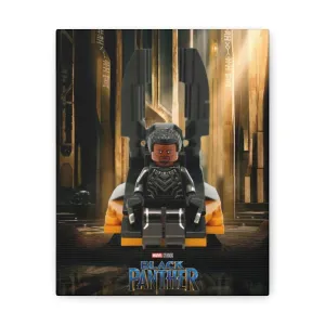 MOC  Compatible  The Black Panther  Movie Wall Art Canvas Art With Backing.