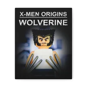 MOC  Compatible  X-Men Origins Wolverine  Movie Wall Art Canvas Art With Backing.