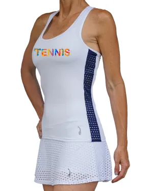 Modern Mesh Tennis Art Racerback