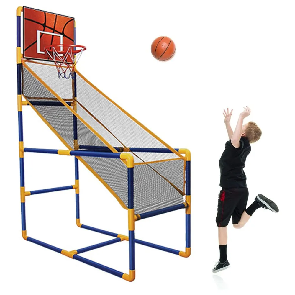 (Net) Children's Movable Basketball Shooting Game Toy