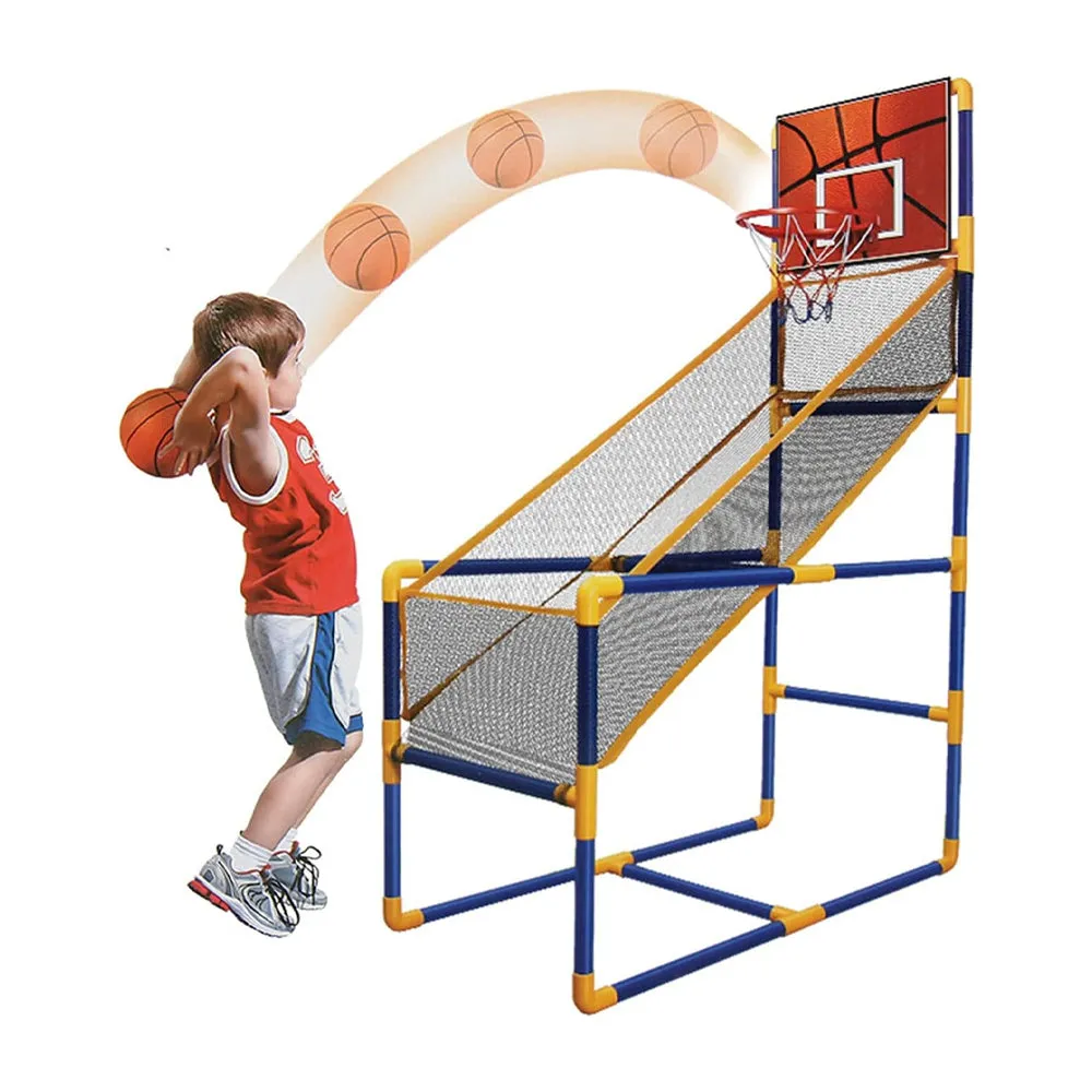 (Net) Children's Movable Basketball Shooting Game Toy