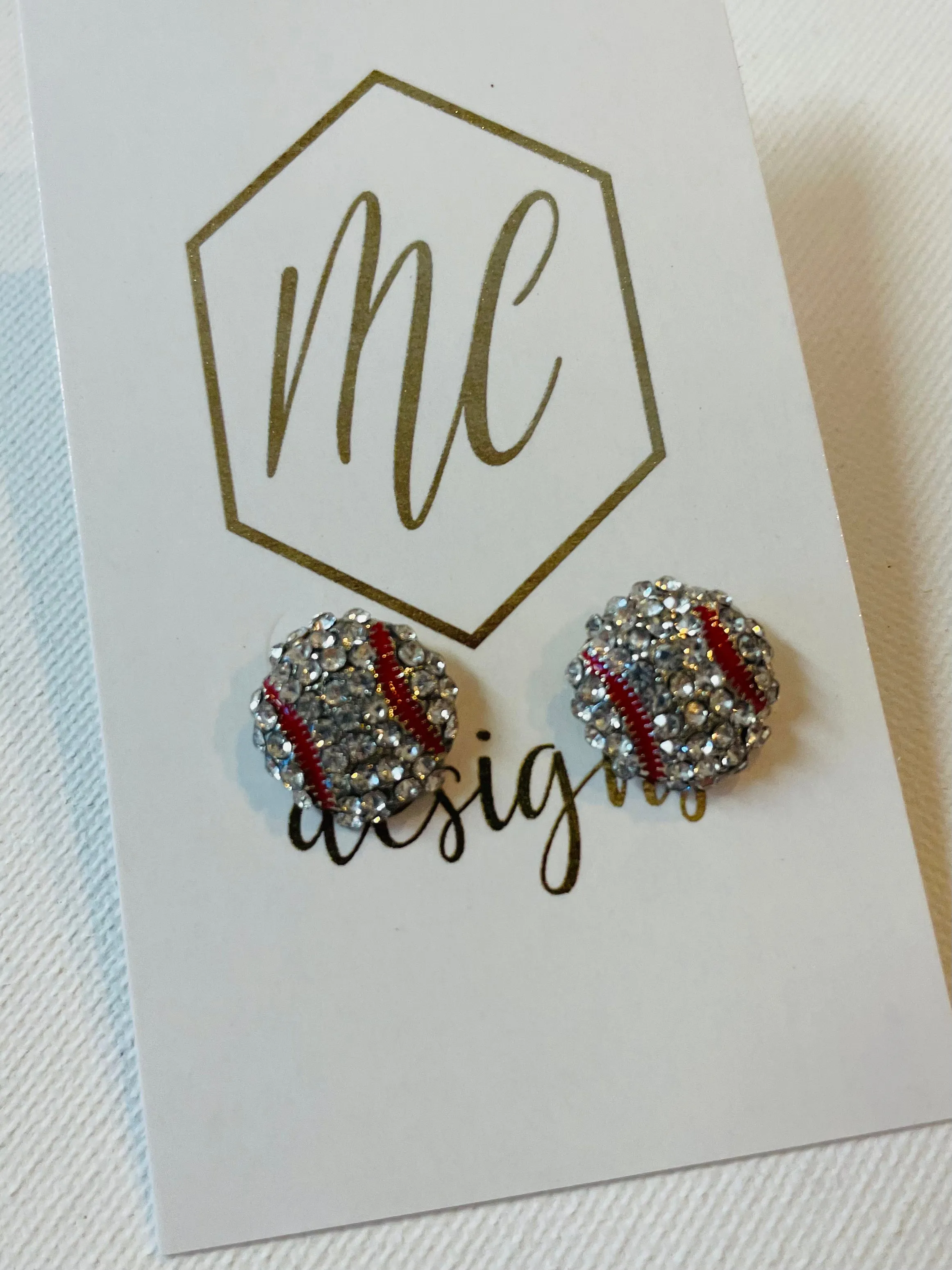 Rhinestone Sports Studs