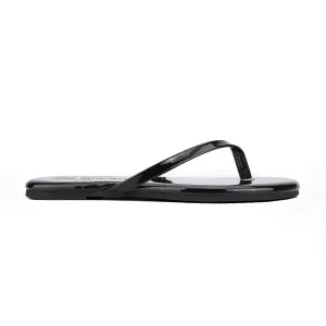 Rivington Flip Flop in Black Patent