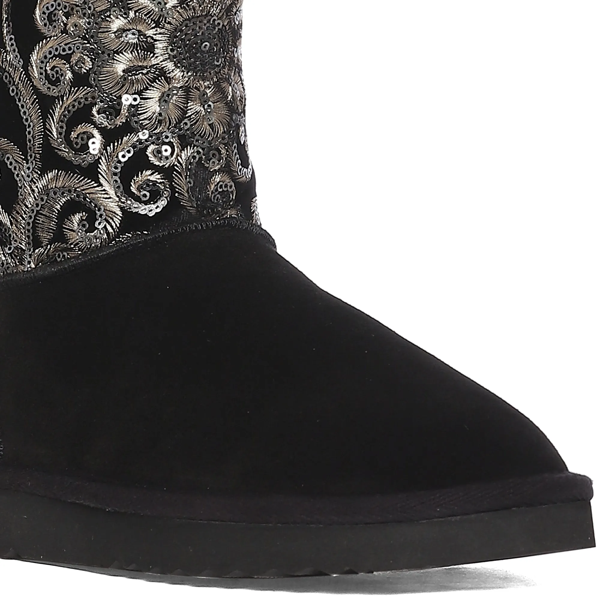 Saint Corah Sequins Black Snug Boots