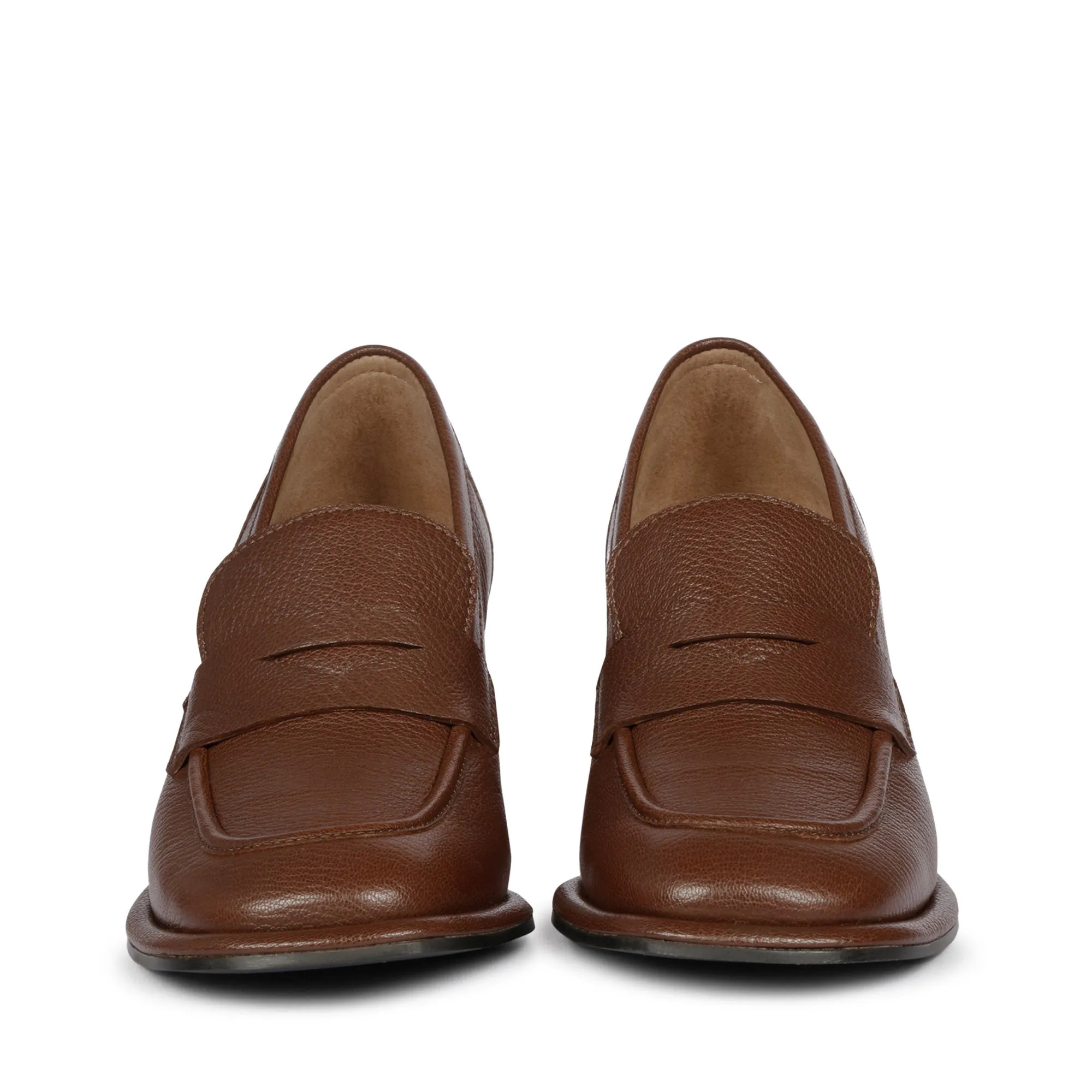 Saint Viviana Cuoio Leather Saddle Moccasins