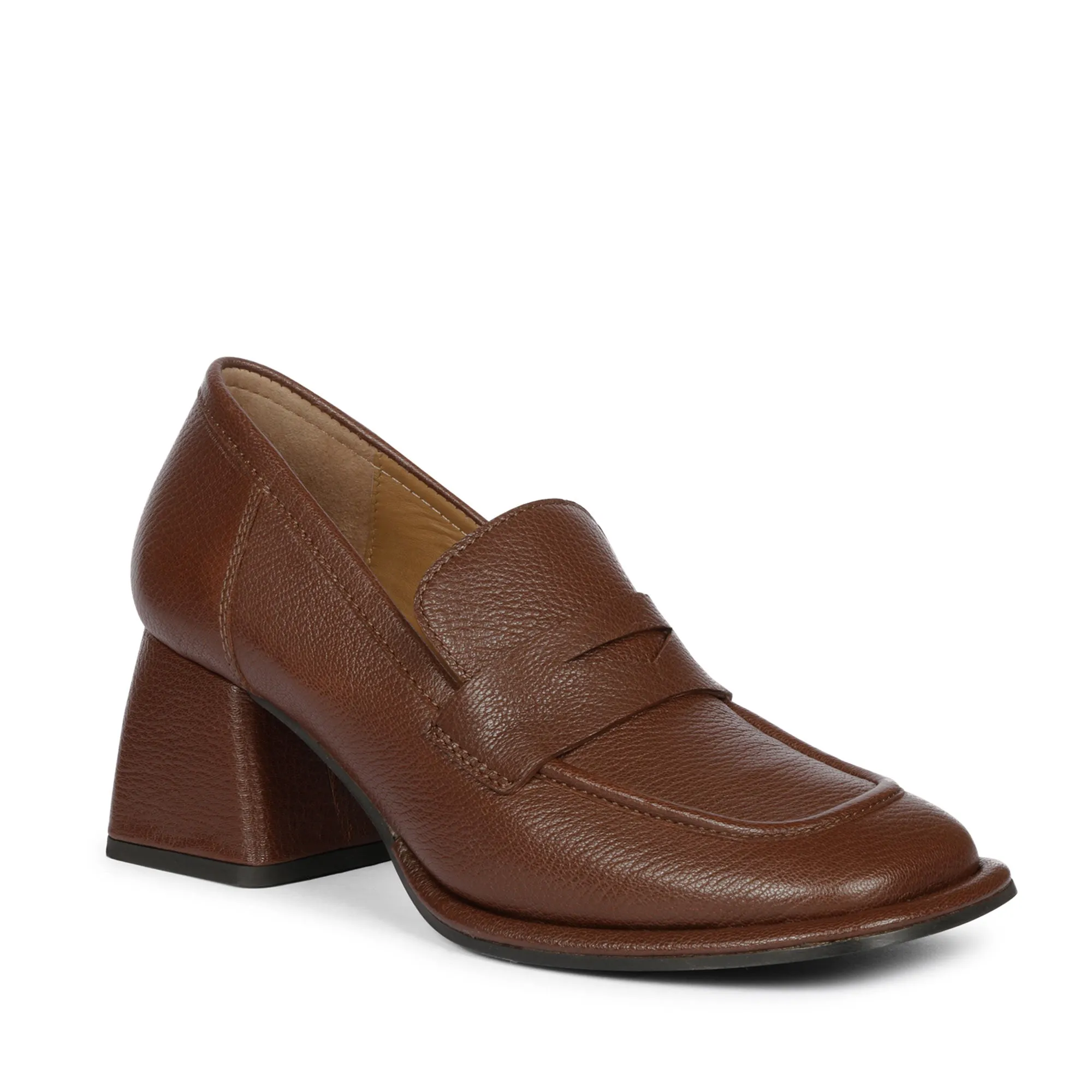 Saint Viviana Cuoio Leather Saddle Moccasins